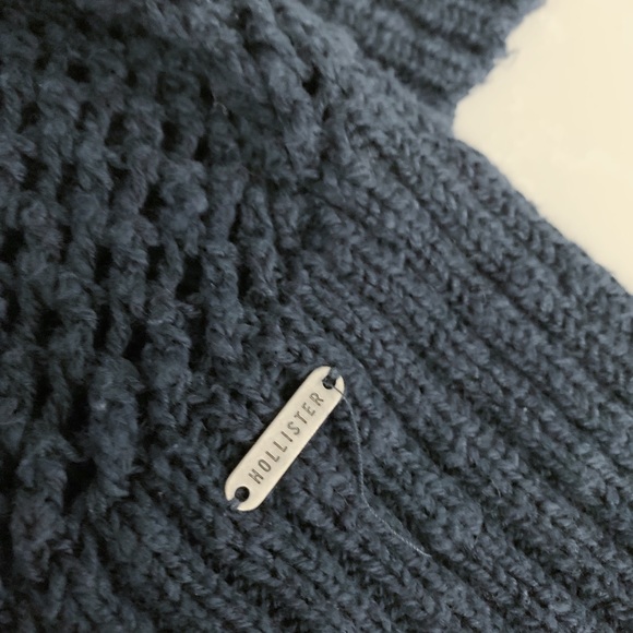 🍁BOGO 50%🍁 Hollister Navy Hooded Cardigan - Picture 4 of 4